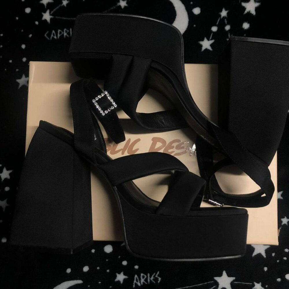 Public Desire Money Honey Platform Heels
